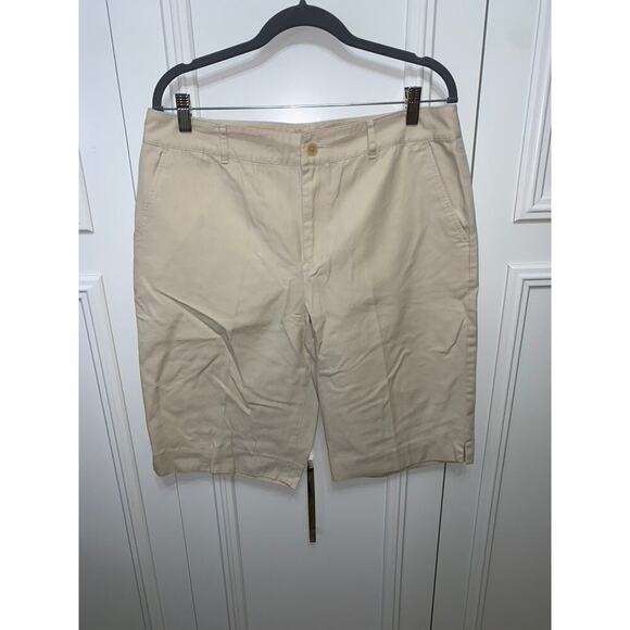 Ralph Lauren Women's Khaki/Beige Chino Shorts‎ Size 12 Casual Summer Wear - Picture 1 of 5